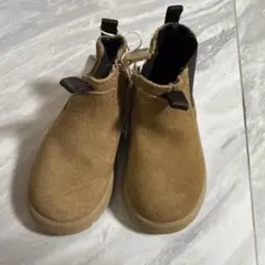 ZARA ブラウン スエードブーツ