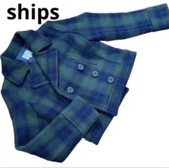 最終値下げ！！ships チェックコート