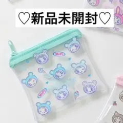♡新品未開封♡総柄クリアフラットポーチ ブルーベリエちゃん メゾピアノ