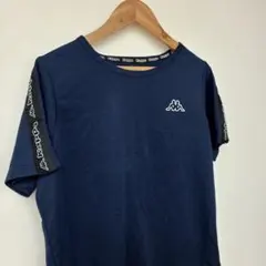T867 Kappa スポーツウェア 半袖カットソー ネイビー ウィメンズのサムネイル