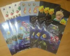 スーパーマリオギャラクシー Ａ4クリアファイル　全5種各3枚