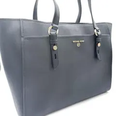 【極美品】MICHAEL KORS マイケルコース 黒 レザー トートバッグ
