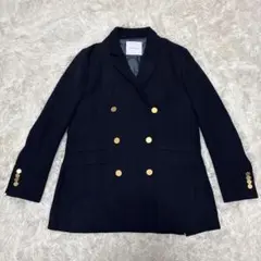 ブラクトメント　紺ブレ　ダブルジャケット　Mサイズ　38