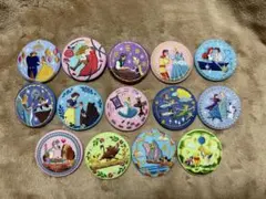 ディズニー 刺繍缶バッジ 14個セット