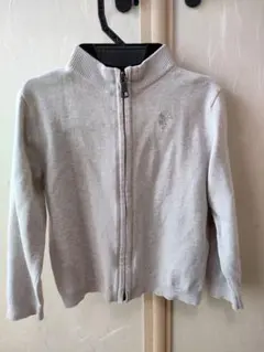バーバリー ジップアップカーディガン 2Y 92 BURBERRY おしゃれ
