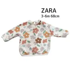 ZARA 花柄 トレーナー 3-6ヶ月 68cm