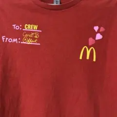 McDonald's Crew マクドナルド　Tシャツ Cardi B