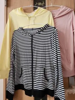 ♥️CandyCoolパーカー3枚セットL UVカット 吸汗速乾 消臭加工