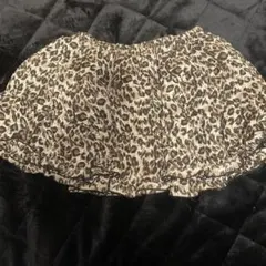 ヒョウ柄フレアスカート