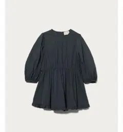 ユナイテッドアローズ フリル ブラウス ペプラム　ネイビー