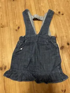 100cm アプレレクール　Lee コラボ　サロペット　スカート