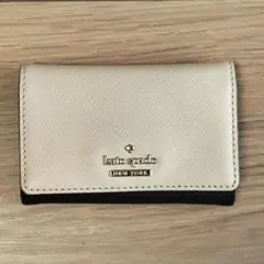 kate spade　キーケース　ベージュ / ブラック