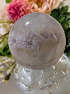 ⚜️ 瑪瑙⚜️　レースデザイン　笑口　スフィア　高品質　オールカット　♡浄化済♡