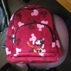 ミニーマウス フリース素材 リュックサック
