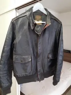 美品 ウィリアムギブソン バズリクソンズ A-2 レザージャケット 40