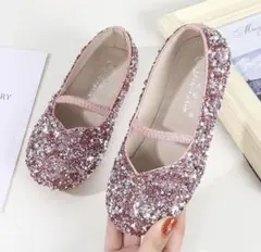 キラキラピンク パンプス