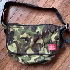 マンハッタンポーテージ 迷彩 メッセンジャーバッグ 大容量