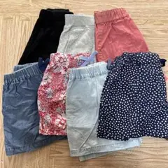 子供服　女の子　110cm キュロット・スカート　まとめ売りセット