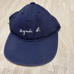 agnès b. ネイビー キャップ　キッズ