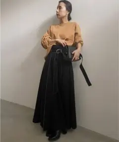 CLANE クラネ LOW WAIST JERSEY SKIRT ロングスカート - メルカリ