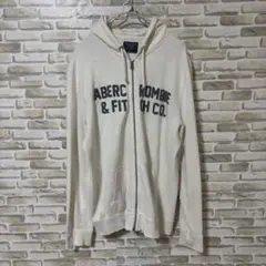 Abercrombie&Fitch アバクロ　ロゴパーカー　レディースS