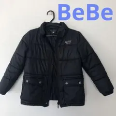 訳あり　BeBe べべ　ダウンジャケット　アウター130㎝　黒　防寒　ブランド