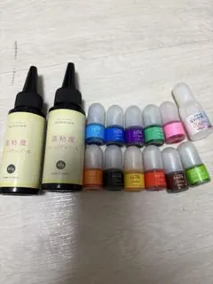 【本日限定価格】UV・LEDレジン液、宝石の雫14本セット