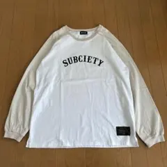 値下げ不可【Subciety 】サブサエティRAGLAN Lのサムネイル
