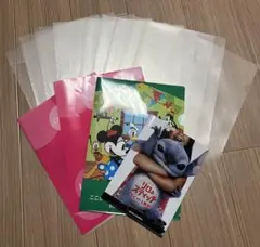 【Ａ4／Ａ５クリアファイル】 透明12枚 デザインあり4枚　送料込