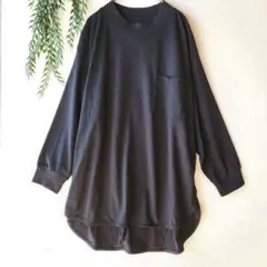 美品 タグ付 クロッシー『ＬＬ』長袖 モックネック 長袖 カットソーのサムネイル