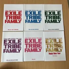 EX FAMILYファンクラブ会報誌VOL.61〜65、2019特別号6冊セット