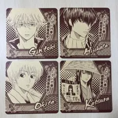 【未使用】銀魂 ジャンプフェア in アニメイト 2007 コースター 4セット
