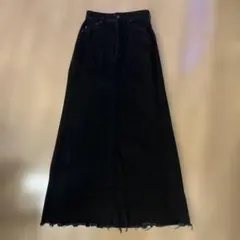 ブラック デニム タイトスカート Sサイズ　ヤヌーク
