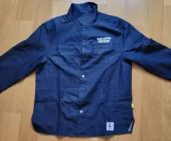 【未使用】MAN WITH A MISSION 戦闘服 デニムワークシャツ XL MAN WITH A MISSION 戦闘服 ワークシャツ デニムシャツ 長袖