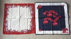 ungaro 43×45cm& フォーラムアート 48×48cm ハンカチ２点