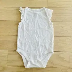 【美品・期間限定】baby GAP フリル袖ボディスーツ　70cm
