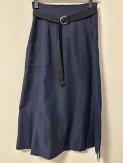 SIMPLICITE シンプリシテェ ロングスカートウエストベルト付き