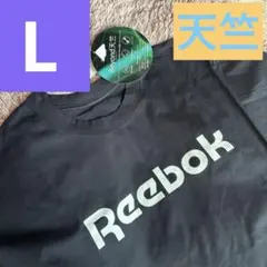 Reebokリーボックメンズ　 Beyond天竺　スタックト tシャツ 黒　L