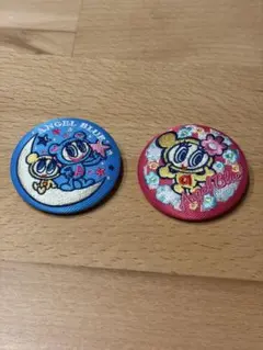 ナルミヤ キャラクターズ 刺繍缶バッジ エンジェルブルー