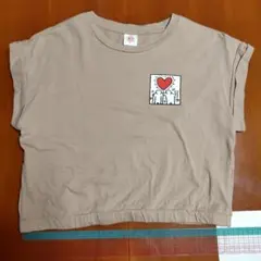 WEGO Keith Haring 半袖 Tシャツ ベージュのサムネイル