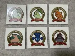 【ポケモンパン発売10周年記念】金枠　6枚セット　シンオウ地方