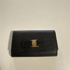 【美品】フェラガモ キーケース ブラック