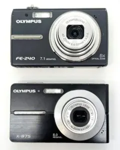 OLYMPUS デジタルカメラ 2台セット 撮影可 オリンパス 動作品のサムネイル