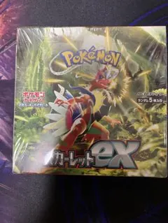 ポケモンカードゲーム スカーレットex BOX シュリンクボックス付き　新品のサムネイル