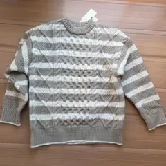 studioCLIP ストライプニットセーター(L～LL？)のサムネイル