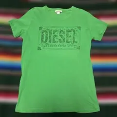 DIESEL グリーン Tシャツ Lサイズ