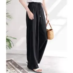 イージーパンツ ワイドパンツ