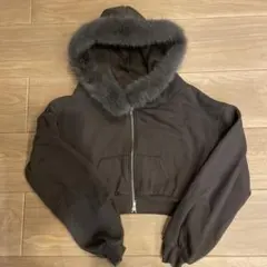 クロップド パーカー