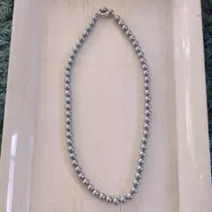 た*ん様 グレー真珠ネックレス