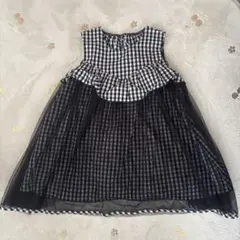ノースリーブワンピース 130cm ギンガムチェック